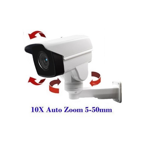 Mini caméra IP 2MP PTZ zoom x10