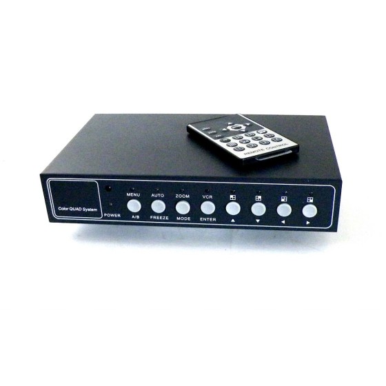 Quadravision numérique avec fonction PIP pour vidéo CVBS (ST-401)