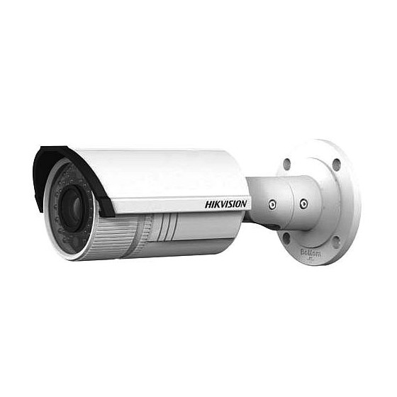 Caméra IP bullet IR, zoom 2.8-12 motorisé, IP66, 12V-PoE