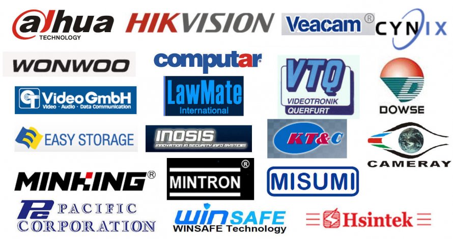 Logo des marques exclusives importées par Opto Vision
